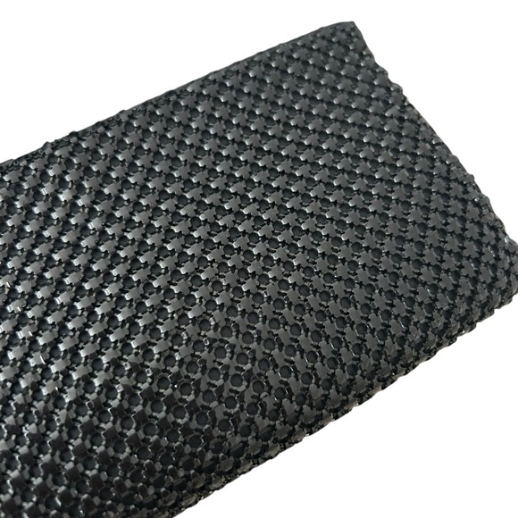 Black Clutch Bag by Jessica McClintock vintage 80s - Picture 5 of 8